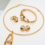 Colar Cintia Pérola Luxury Ouro
