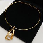 Colar Cintia Pérola Luxury Ouro