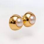 Brinco Cintia Pérola Luxury Ouro