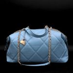 Bolsa Grande Suit Couro Premium Azul Celeste