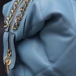 Bolsa Grande Suit Couro Premium Azul Celeste
