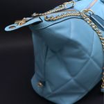 Bolsa Grande Suit Couro Premium Azul Celeste