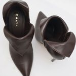 Ankle Boot Couro Premium Salto Alto Fino Marrom Café