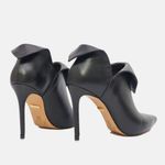 Ankle Boot Couro Premium Salto Alto Fino Preto