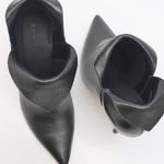 Ankle Boot Couro Premium Salto Alto Fino Preto