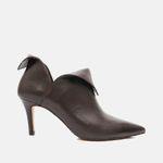 Ankle Boot Couro Premium Salto Baixo Fino Marrom  Café