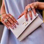 Carteira Couro Saffiano Ana Off White