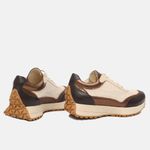Tênis Couro Premium Sport Glow Café Dark Gold