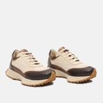 Tênis Couro Premium Sport Glow Café Dark Gold