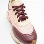 Tênis Couro Premium Sport Glow Vinho Marsala Ruby