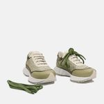 Tênis Couro Premium Sport Glow Verde Mint Safira 