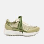 Tênis Couro Premium Sport Glow Verde Mint Safira 