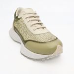 Tênis Couro Premium Sport Glow Verde Mint Safira 