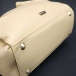 Bolsa Couro Premium Lisa Bamboo Nude