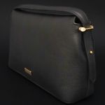 Bolsa Couro Tiracolo Pequena Preto