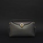 Bolsa Couro Tiracolo Pequena Preto