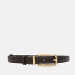 Cinto Couro Double Jamille Marrom Cacau