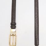 Cinto Couro Double Jamille Marrom Cacau