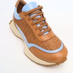 Tênis Couro Premium Sport Glow Tressê Caramelo