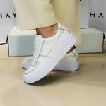 Tênis Couro Premium Classic Branco