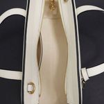 Bolsa Couro Tote Grande Off White