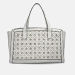 Bolsa Couro Tressê Luxury Grande Susana Off White