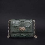Bolsa Couro Pirarucu Mini Verde