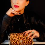 Mini Bag Tiracolo Couro Pelo Premium Onça