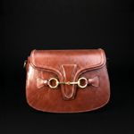 Bolsa Couro Premium Saddle Marrom Claro