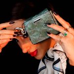 Bolsa Couro Pirarucu Mini Verde