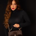 Bolsa Couro Pelo Tiracolo Zhaya Média Marrom  Café