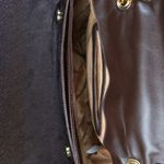 Bolsa Couro Pelo Tiracolo Zhaya Média Marrom  Café