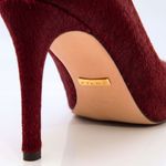 Scarpin Couro Pelo Premium Salto Médio Fino Vinho
