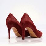 Scarpin Couro Pelo Premium Salto Médio Fino Vinho