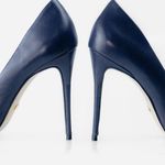 Scarpin Premium 100% em Couro Legítimo | Salto Alto Fino Azul