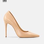Scarpin Premium 100% em Couro Legítimo | Salto Alto Fino Nude