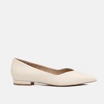 Sapatilha Couro Clássica Off White