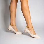Sapatilha Couro Clássica Off White