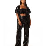 Kimono Paetê Preto 