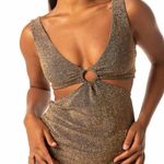 Vestido Argola Brilho Sky