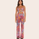 Calça Tule Flare Volare