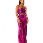 Pantalona Paetê Magenta