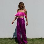Pantalona Paetê Magenta
