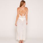 Vestido Tule Ibiza Off White