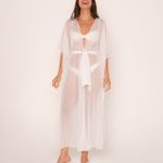 Kaftan Longo Branco 