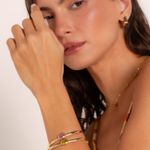 Bracelete Quartzo Dourado