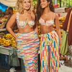 Saia Reta Tule Tropicália