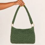 Bolsa Crochê Oliva