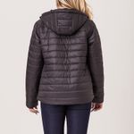 Jaqueta Puffer Feminina com Capuz Zune