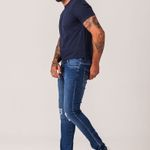 Calça Jeans Skinny Puídos Masculina Zune